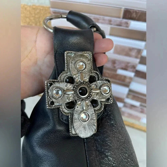 Leather rock usa black leather bag - Picture 8 of 17